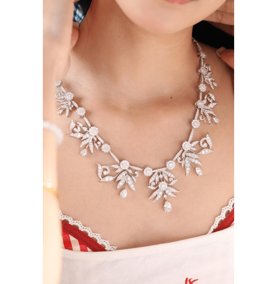 Fiorese High Jewelry – Queen' s Secret Convertible Crown Necklace - FIORESE JEWELRY