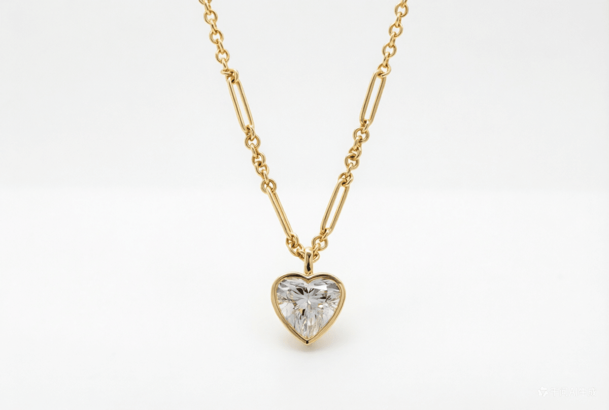 Heart Cut Pendant Necklace - LGG Jewelry