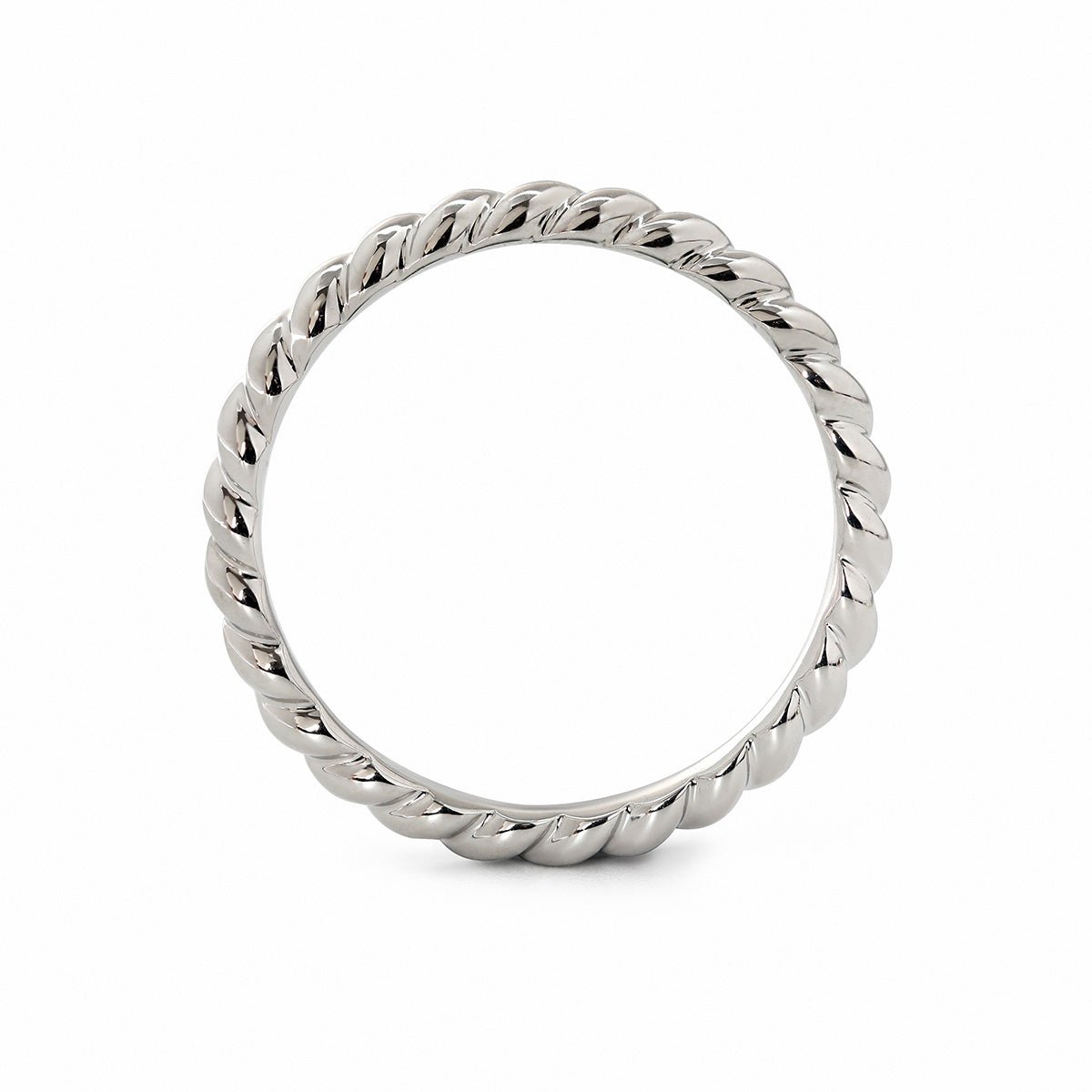 Twisted Rope Wedding Band - FIORESE JEWELRY