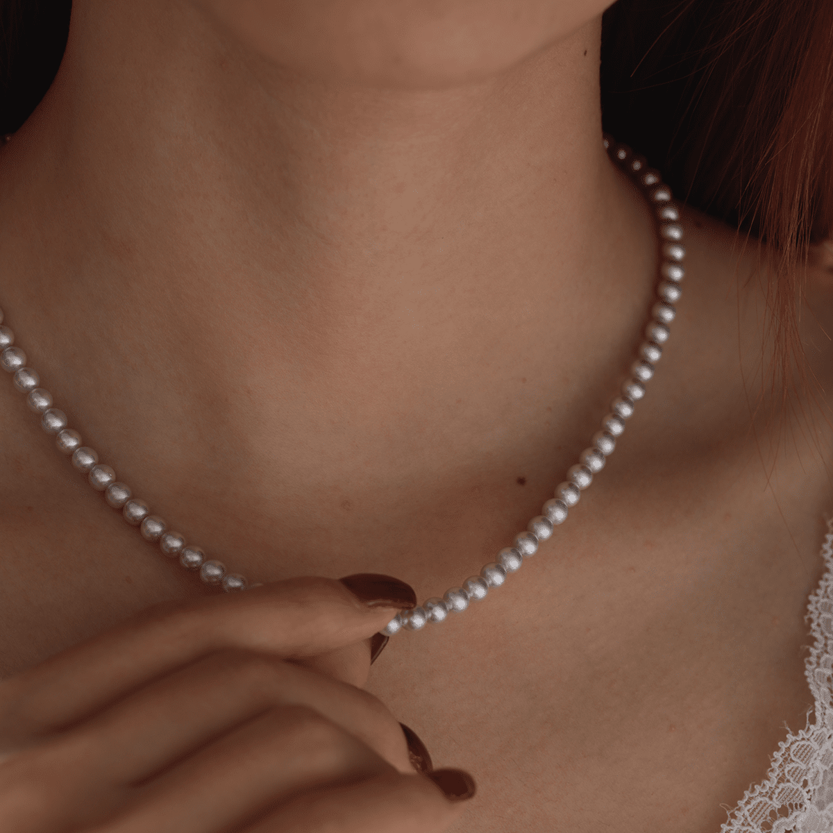 Vintage - Inspired Japanese Akoya Pearl Strand Necklace - FIORESE JEWELRY