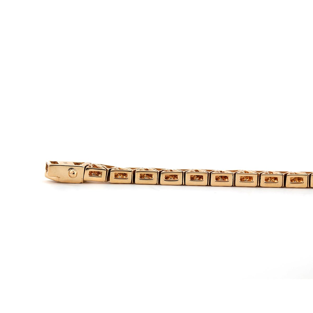 1.8mm Round Lab Diamond Three - Prong Triangle - Set Tennis Bracelet - FIORESE JEWELRY