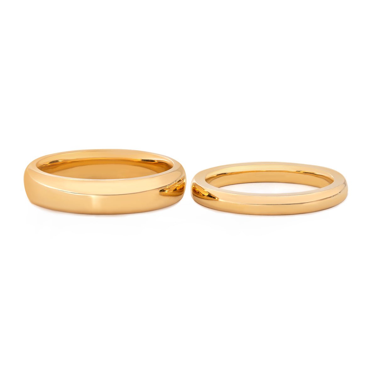 Matching Wedding Band Set (His & Hers) - FIORESE JEWELRY