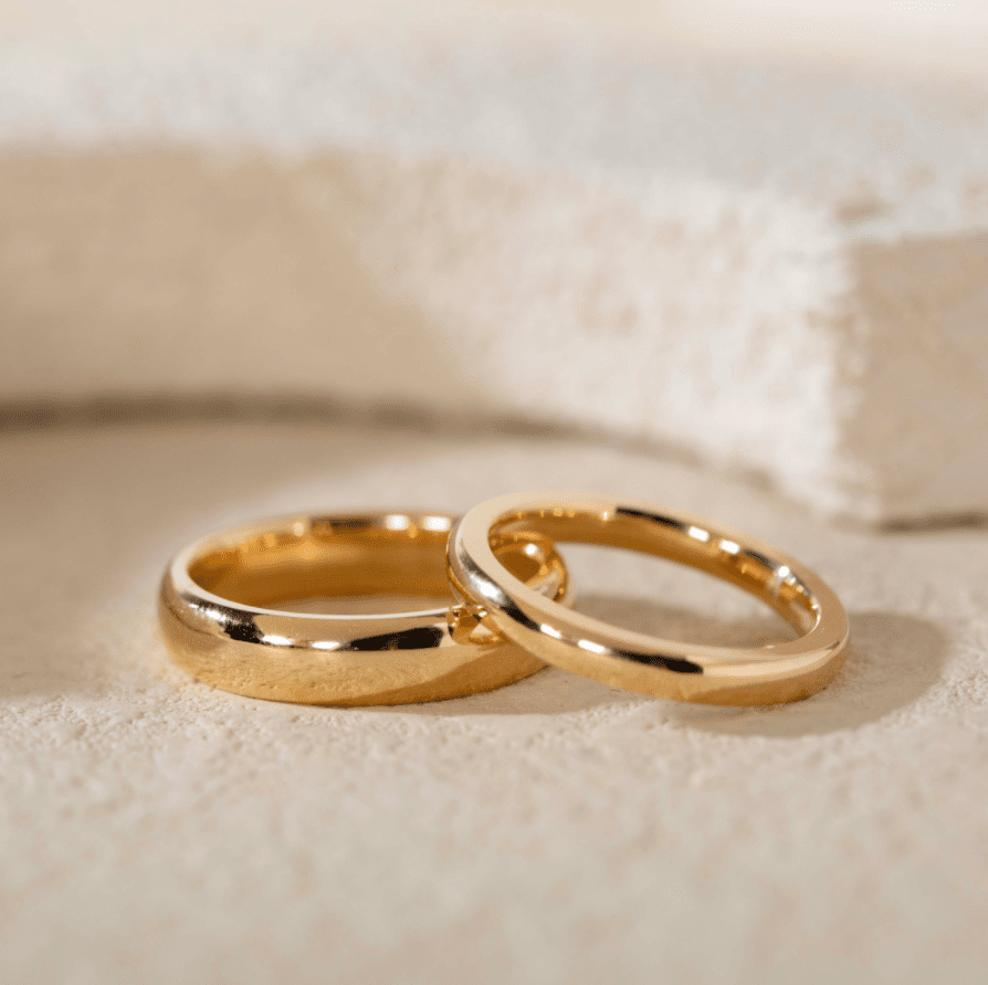 Matching Wedding Band Set (His & Hers) - FIORESE JEWELRY