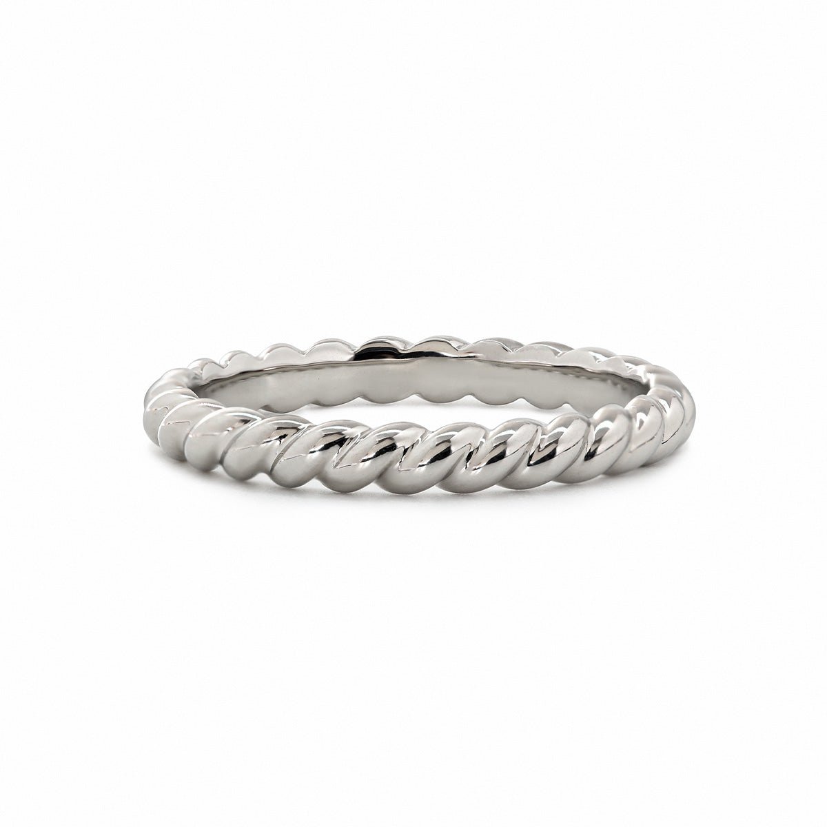 Twisted Rope Wedding Band - FIORESE JEWELRY